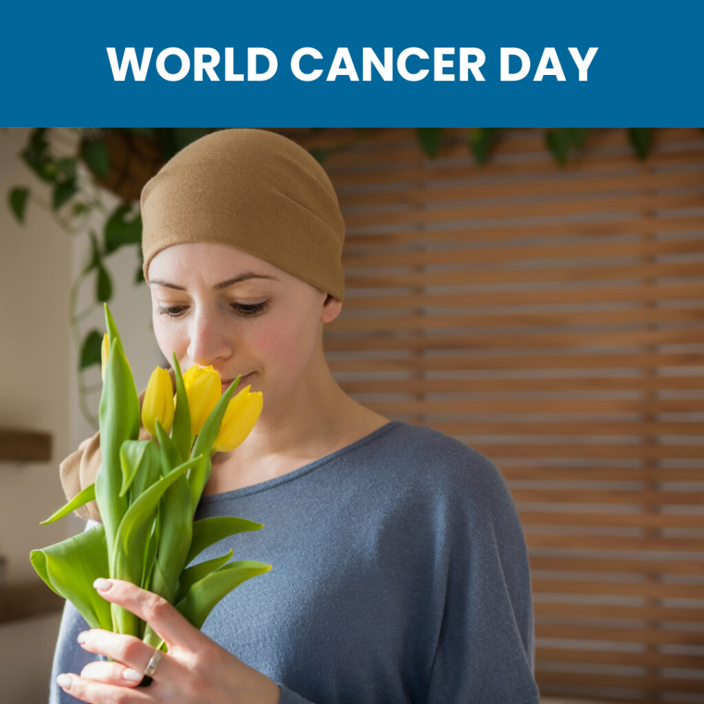 woman holding flowers